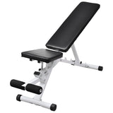 Workout Bench with Barbell and Dumbbell Set 30.5 kg - 45-Degree Angle
