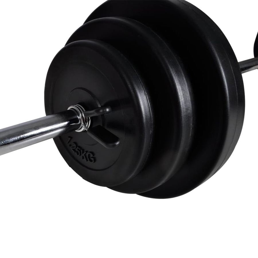 Barbell Squat Rack with Barbell and Dumbbell Set 30,5 kg