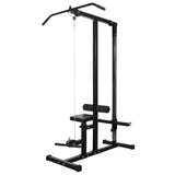 Power Tower with Weight Plates 40 kg - Side View