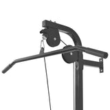 Wall-mounted Power Tower with Barbell and Dumbbell Set 60.5 kg - Top-Down View