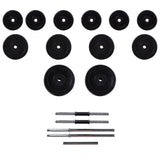 Wall-mounted Power Tower with Barbell and Dumbbell Set 30.5 kg - Extra Image