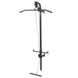 Wall-mounted Power Tower with Weight Plates 40 kg - Side View