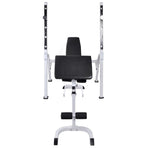 Workout Bench with Weight Rack, Barbell and Dumbbell Set 60,5kg