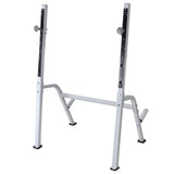 Workout Bench with Weight Rack Barbell and Dumbbell Set 60.5kg - Close-Up Angle