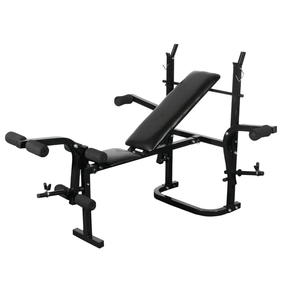 Weight Bench with Weight Rack, Barbell and Dumbbell Set 60,5kg