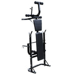 Weight Bench with Weight Rack, Barbell and Dumbbell Set 60,5kg