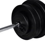 Weight Bench with Weight Rack&Barbell and Dumbbell Set 60.5kg - Low Angle