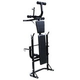 Weight Bench with Weight Rack&Barbell and Dumbbell Set 30.5kg - Side View