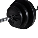 Weight Bench with Weight Rack&Barbell and Dumbbell Set 30.5kg