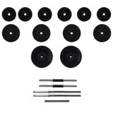 Weight Bench with Weight Rack&Barbell and Dumbbell Set 30.5kg - Low Angle