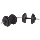 Workout Bench with Weight Rack&Barbell and Dumbbell Set 90 kg