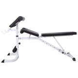 Workout Bench with Weight Rack&Barbell and Dumbbell Set 90 kg
