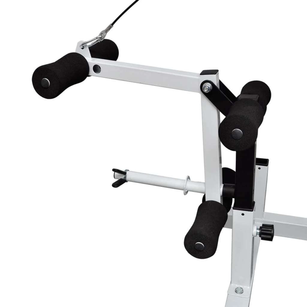 Weight Bench with Weight Rack&Barbell and Dumbbell Set 90 kg