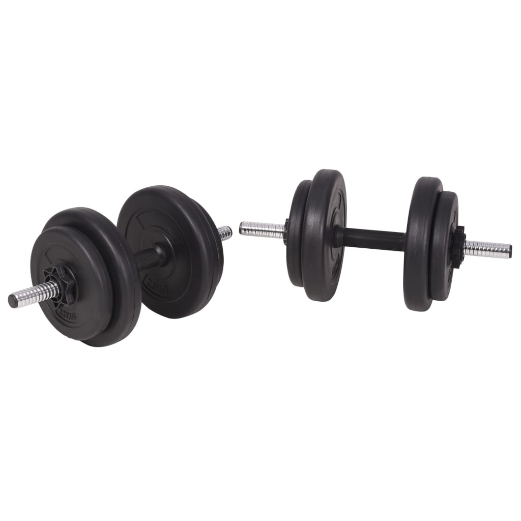 Workout Bench with Weight Rack&Barbell and Dumbbell Set 120 kg