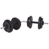 Workout Bench with Weight Rack&Barbell and Dumbbell Set 120 kg