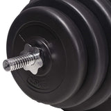 Workout Bench with Weight Rack&Barbell and Dumbbell Set 120 kg