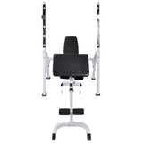 Workout Bench with Weight Rack&Barbell and Dumbbell Set 120 kg