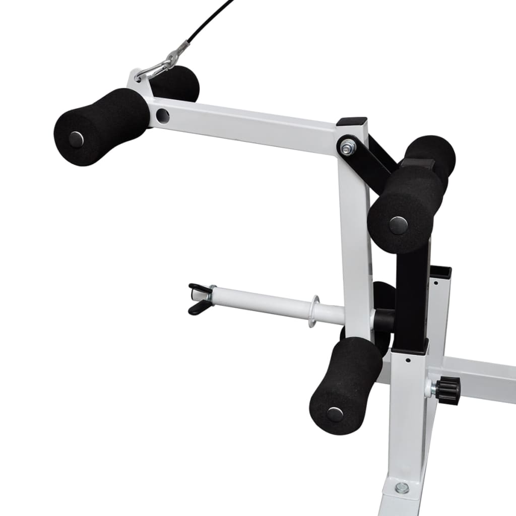 Weight Bench with Weight Rack&Barbell and Dumbbell Set 120 kg
