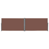 Retractable Side Awning 160x600 cm Brown