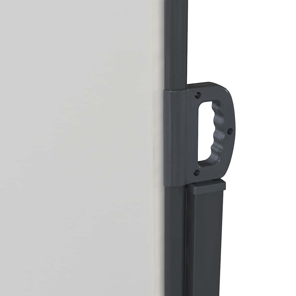 Retractable Side Awning Cream 600 x 200 cm Metal