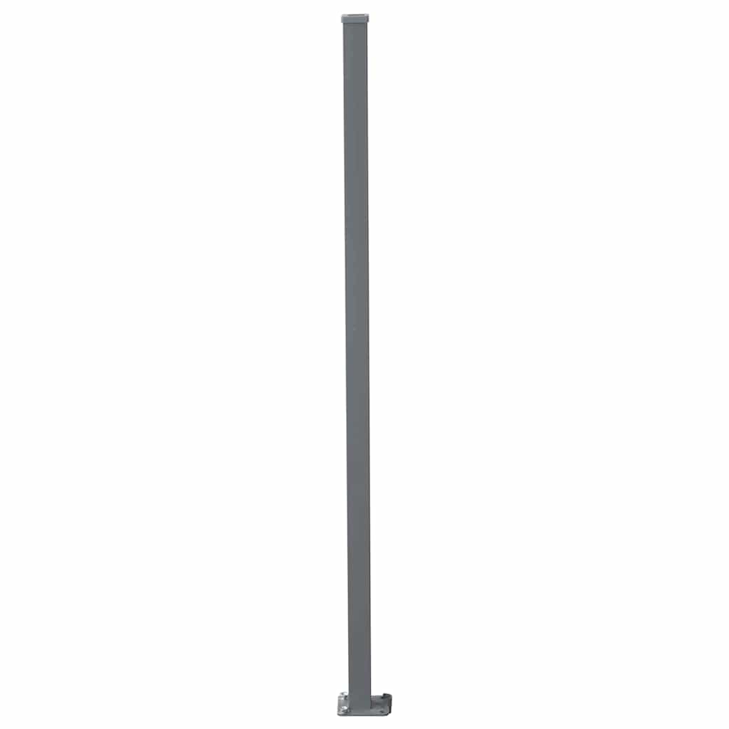 Retractable Side Awning Cream 600 x 200 cm Metal