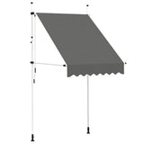 Manual Retractable Awning 150 cm Anthracite
