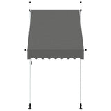 Manual Retractable Awning 150 cm Anthracite