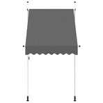 Manual Retractable Awning 150 cm Anthracite
