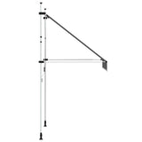 Manual Retractable Awning 150 cm Anthracite - Top-Down View