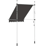 Manual Retractable Awning 150 cm Anthracite