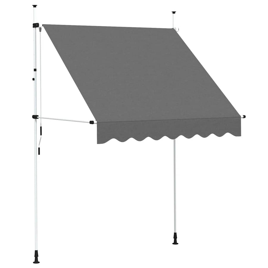 Manual Retractable Awning 200 cm Anthracite