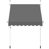 Manual Retractable Awning 200 cm Anthracite