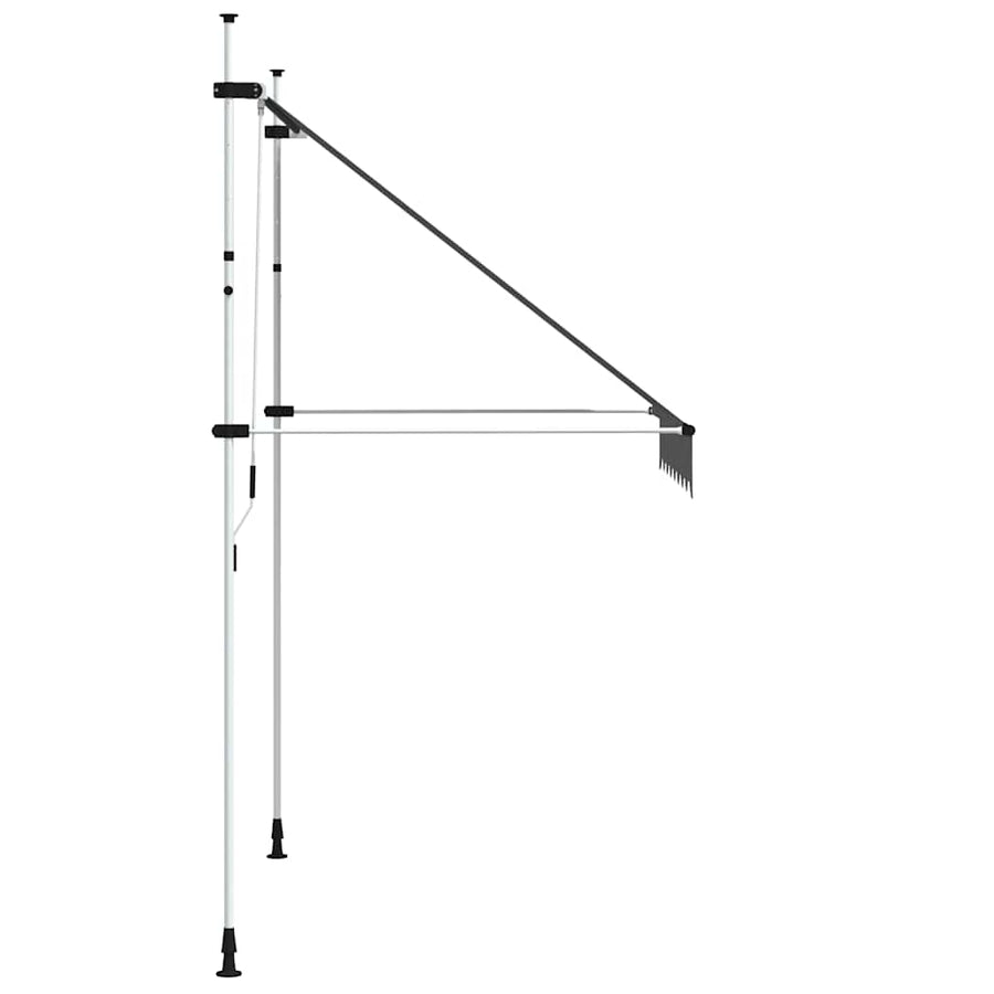 Manual Retractable Awning 200 cm Anthracite