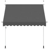 Manual Retractable Awning 250 cm Anthracite