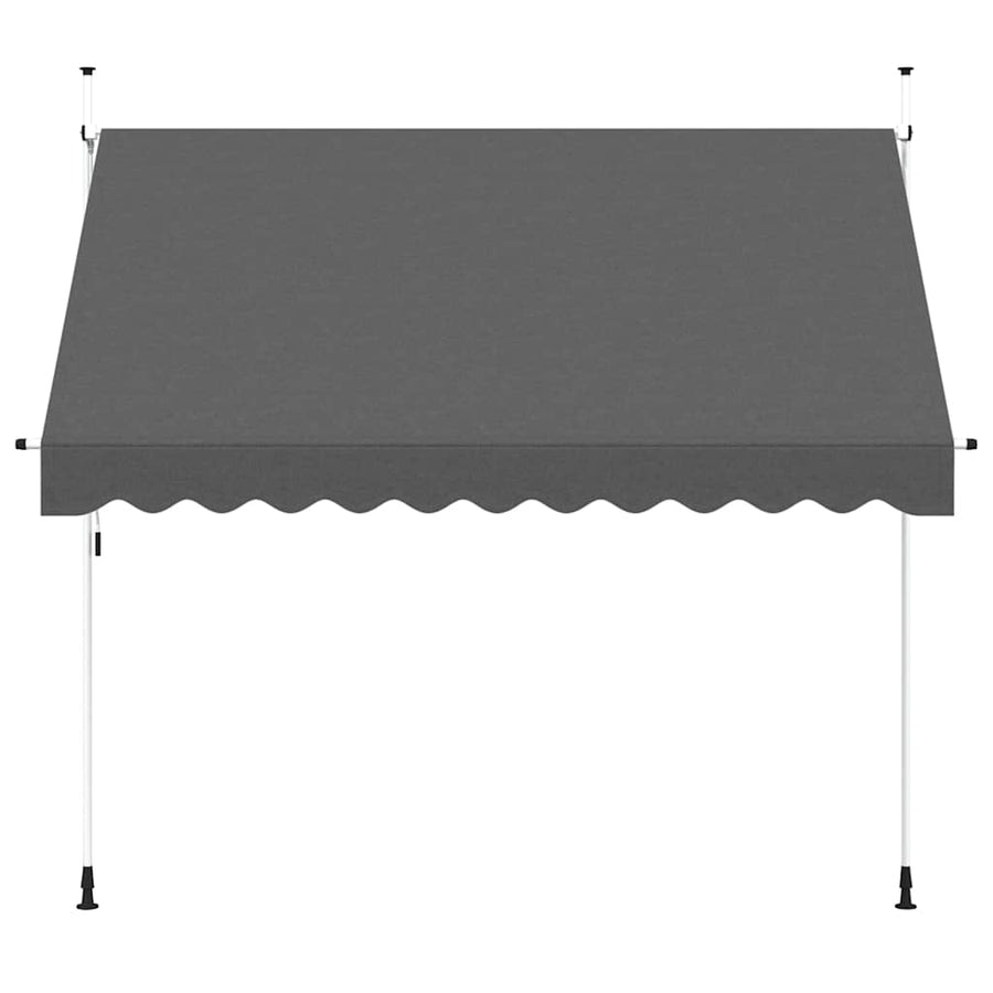 Manual Retractable Awning 300 cm Anthracite