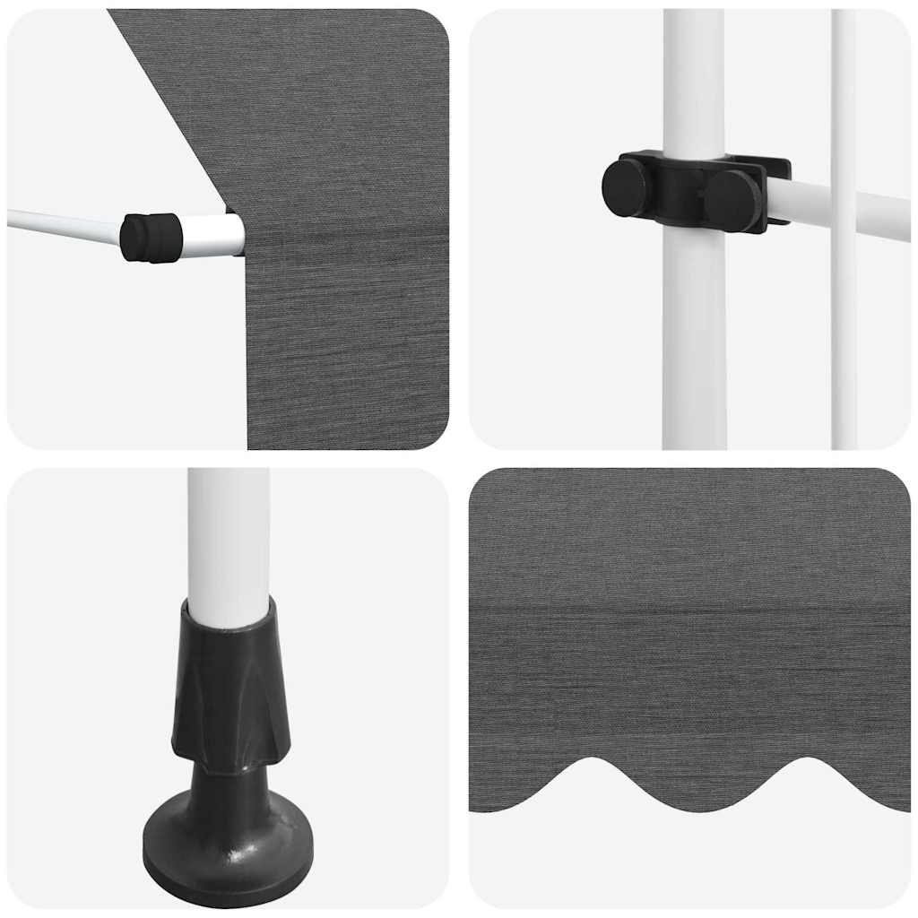 Manual Retractable Awning 300 cm Anthracite