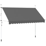 Manual Retractable Awning 350 cm Anthracite - Front View