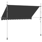 Manual Retractable Awning 350 cm Anthracite - 45-Degree Angle