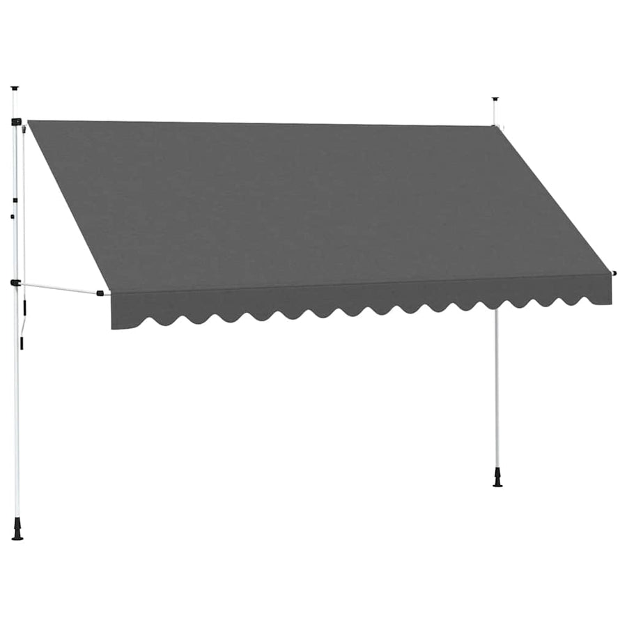 Manual Retractable Awning 400 cm Anthracite