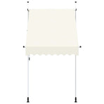 Manual Retractable Awning 150 cm Cream