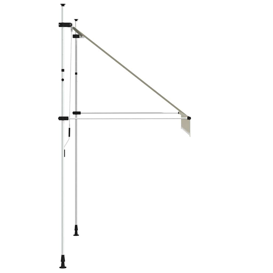Manual Retractable Awning 200 cm Cream
