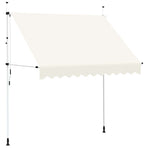 Manual Retractable Awning 250 cm Cream