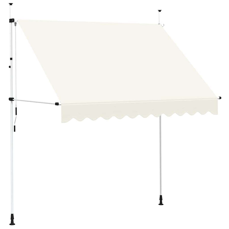 Manual Retractable Awning 250 cm Cream