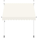Manual Retractable Awning 250 cm Cream