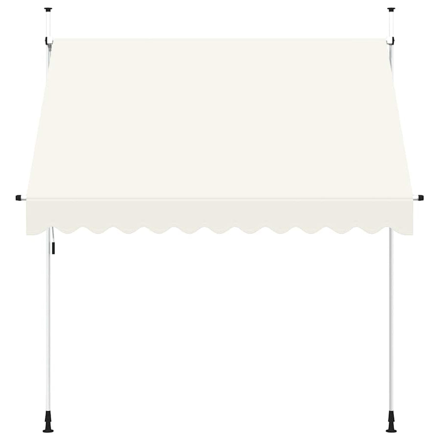 Manual Retractable Awning 250 cm Cream
