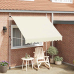 Manual Retractable Awning 250 cm Cream