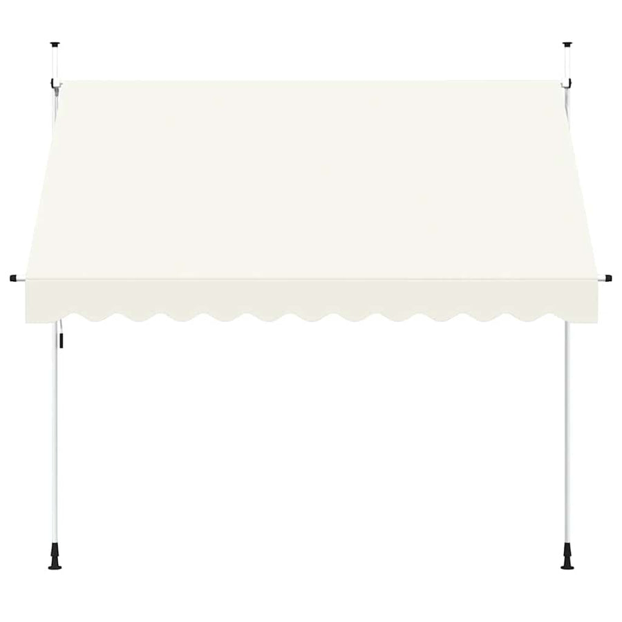 Manual Retractable Awning 300 cm Cream