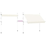 Manual Retractable Awning 300 cm Cream