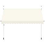 Manual Retractable Awning 350 cm Cream