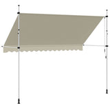 Manual Retractable Awning 350 cm Cream